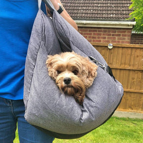 Cama de assento de carro para cachorro e cachorrinho de segurança para viagens - Primeira classe