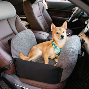 Protetor de filhote de cachorro de segurança de viagem grande cama de assento de carro para cachorro