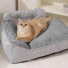 Cama grande e lavável para cães e gatos, espessada para todas as estações