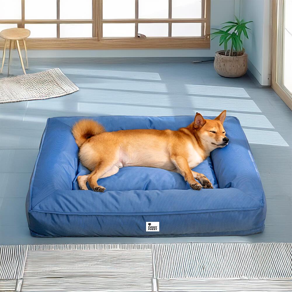 Cama grande impermeável para cães com suporte surround totalmente ortopédico