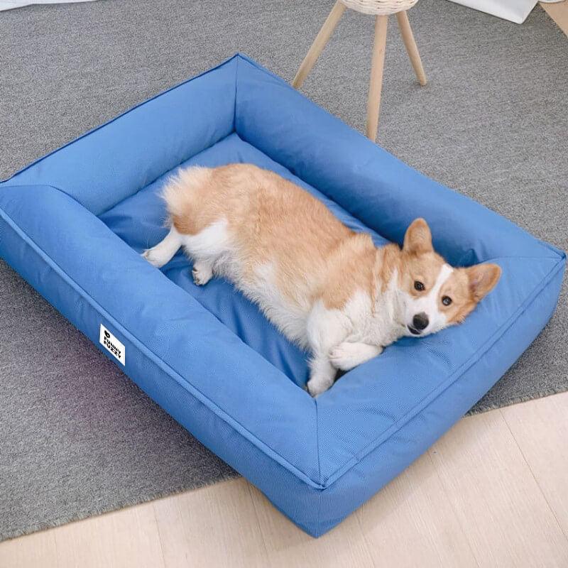 Cama grande impermeável para cães com suporte surround totalmente ortopédico