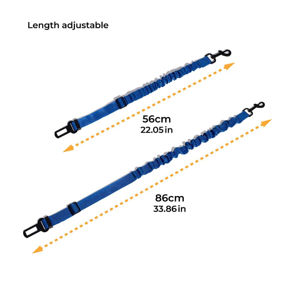 Cinto de segurança de carro com amortecedor ajustável para cães legais