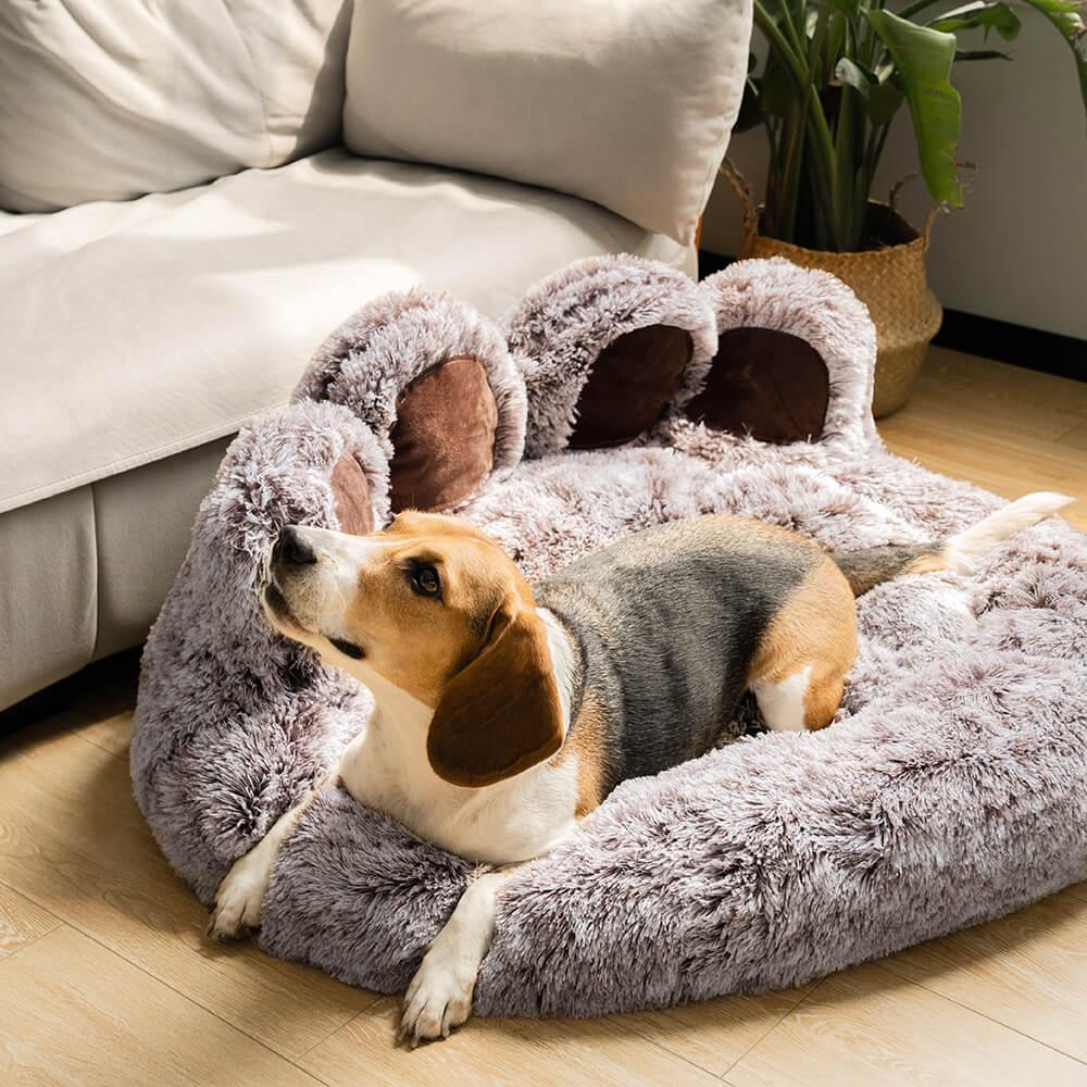 Cama Grande Redonda Para Cachorro - Pata Fuzzy