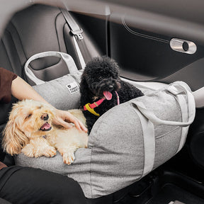 Cama de assento de carro para cachorro e cachorrinho de segurança para viagens - Primeira classe