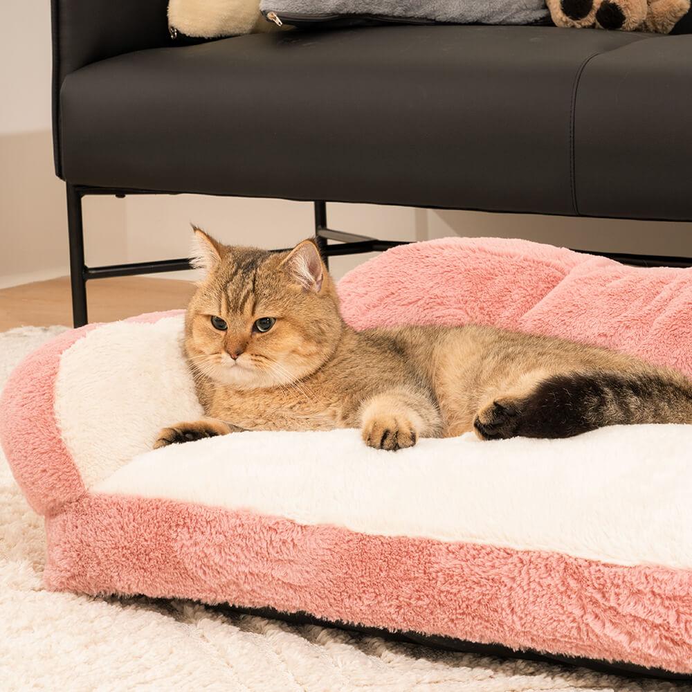 Sofá-cama de gato quente de pelúcia para lazer e moda