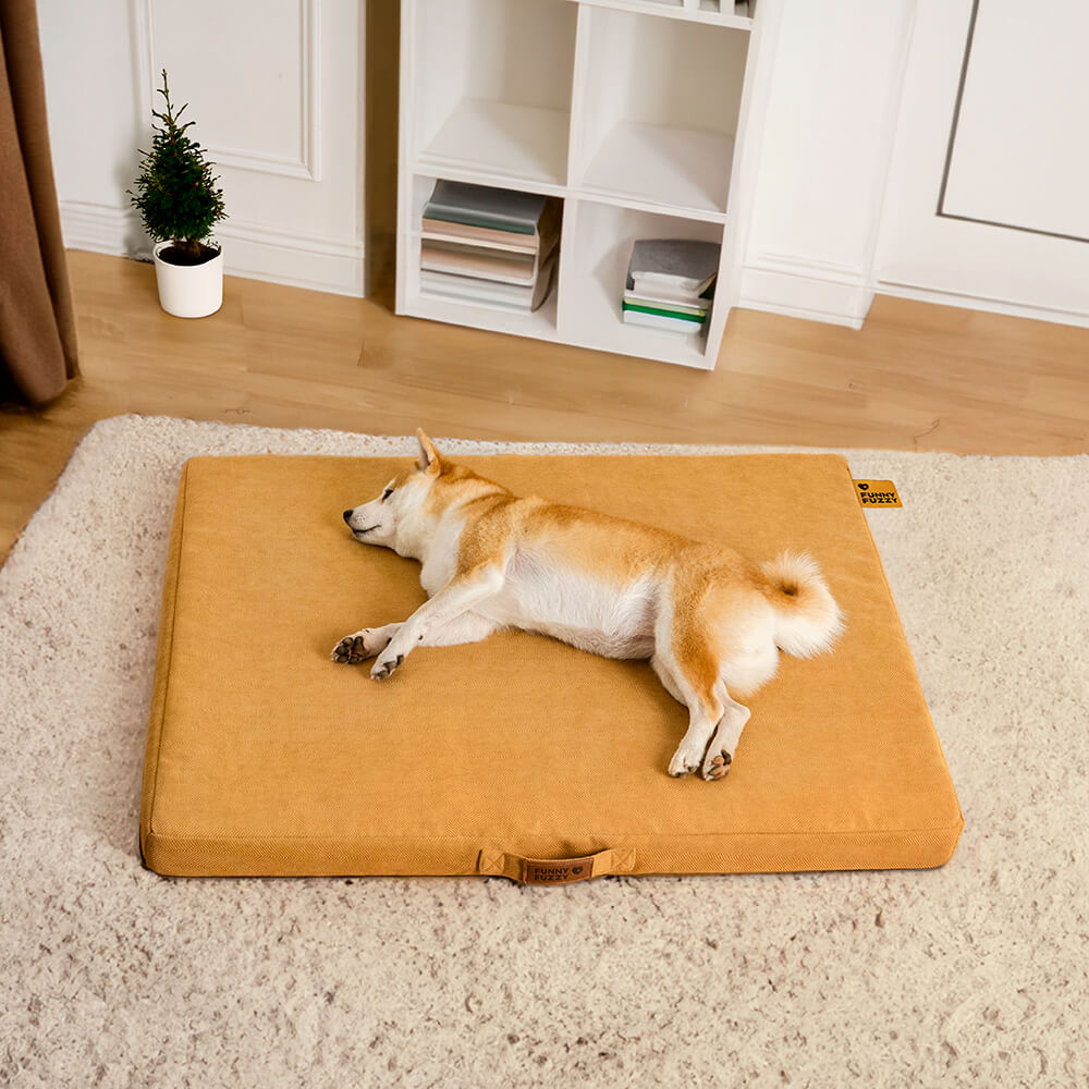 Cama de suporte de espuma ortopédica portátil para cães