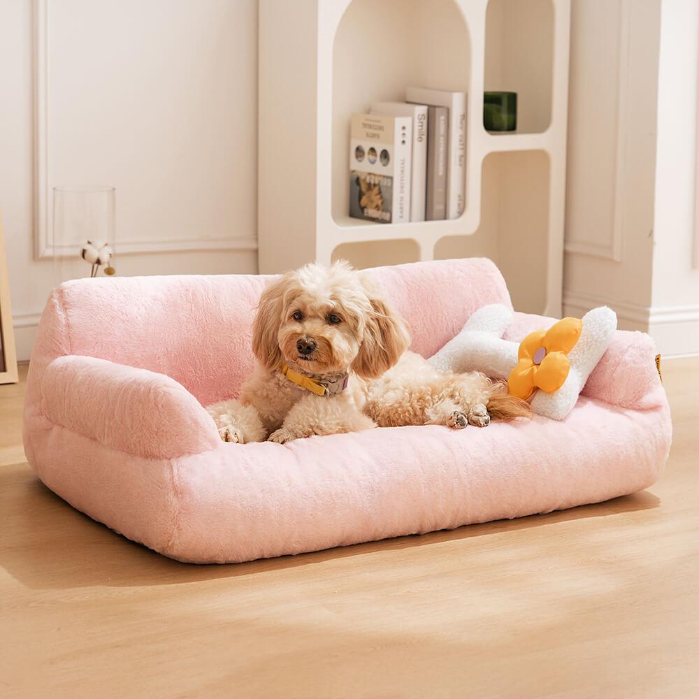 Sofá-cama vintage lazer diamante para cães e gatos