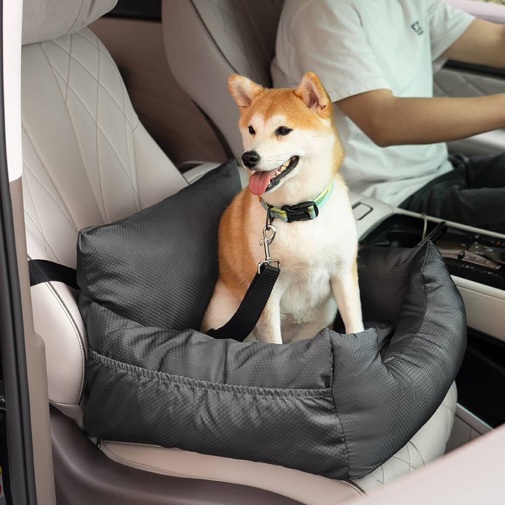 Cama de assento de carro para cachorro com reforço de viagem à prova d'água