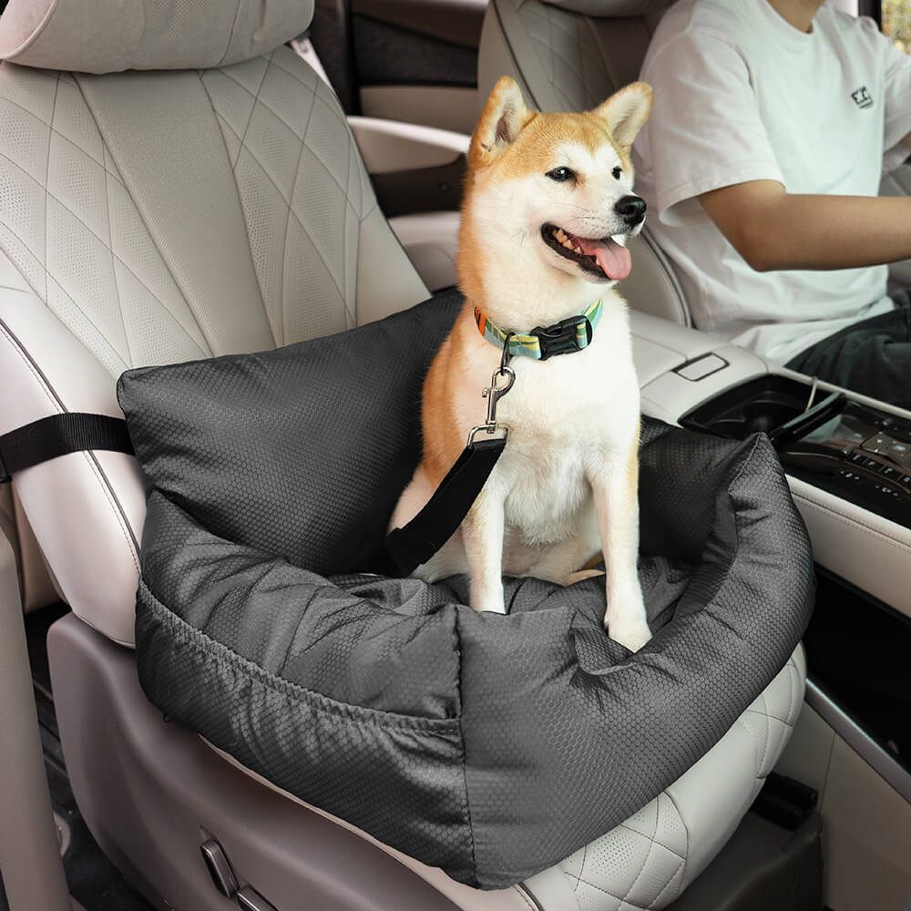 Cama de assento de carro para cachorro com reforço de viagem à prova d'água