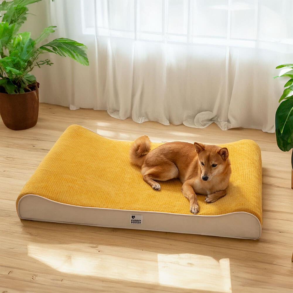 Luxuosa espreguiçadeira para cães nobreza cama ortopédica para cães