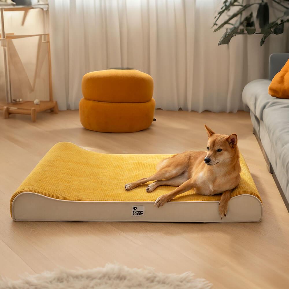 Luxuosa espreguiçadeira para cães nobreza cama ortopédica para cães