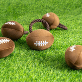 Super Bowl Plush Rugby Futebol Som Brinquedo Cachorro Brinquedo Interativo