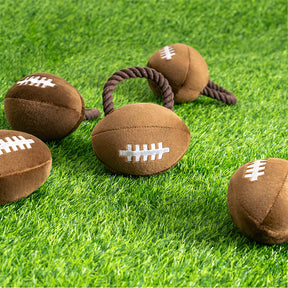 Super Bowl Plush Rugby Futebol Som Brinquedo Cachorro Brinquedo Interativo