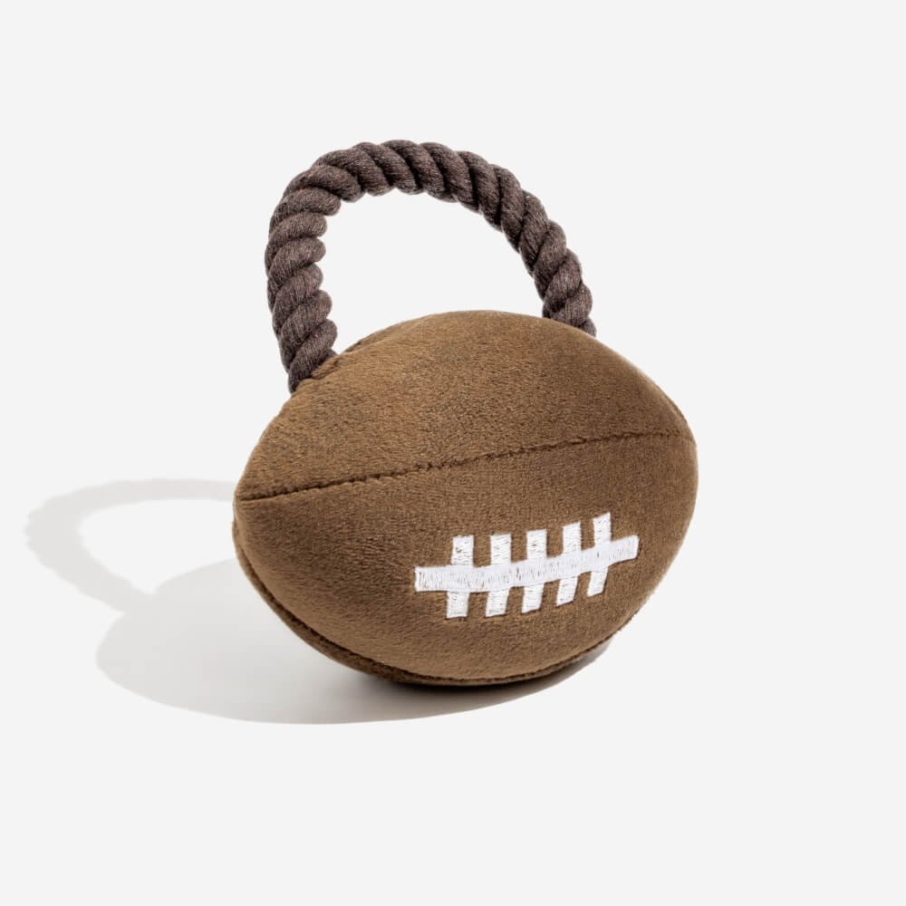 Super Bowl Plush Rugby Futebol Som Brinquedo Cachorro Brinquedo Interativo