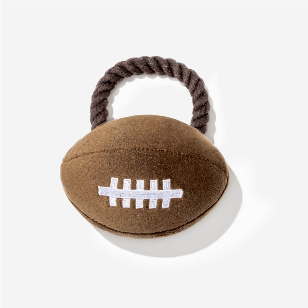 Super Bowl Plush Rugby Futebol Som Brinquedo Cachorro Brinquedo Interativo