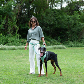 Trela de goma para cachorro