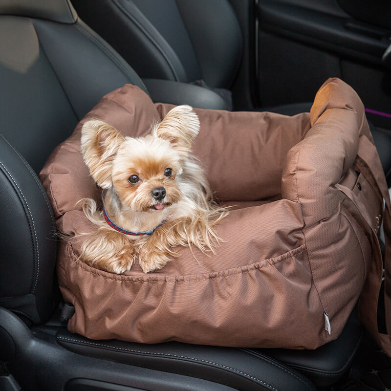 Moda impermeável designer pet transportadora saco segurança cão assento de carro cama