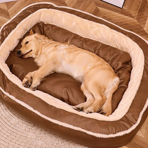 Cama grande e quente para dormir profundo cama ortopédica para cães