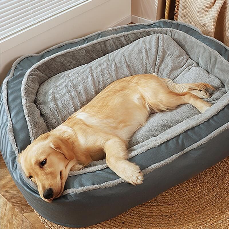 Cama grande e quente para dormir profundo cama ortopédica para cães