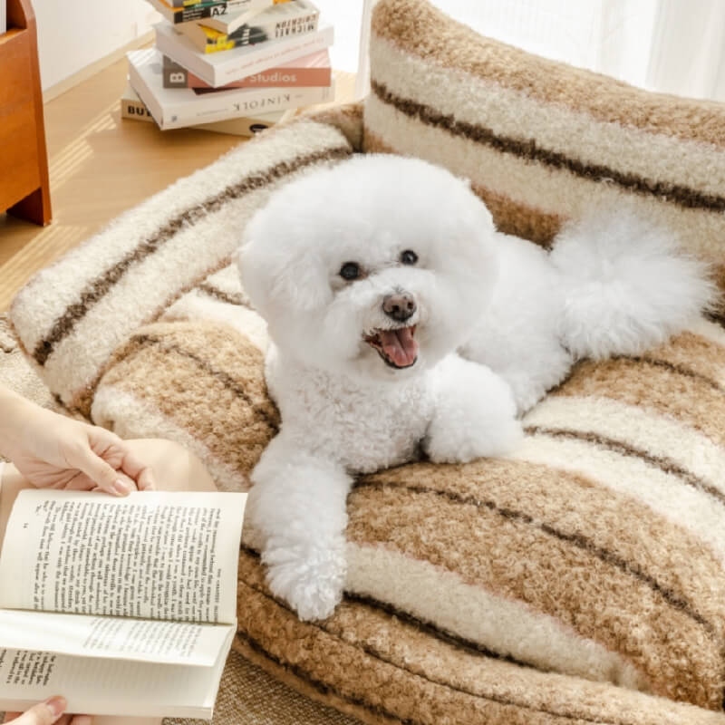 Sofá-cama preguiçoso e aconchegante para cães e gatos