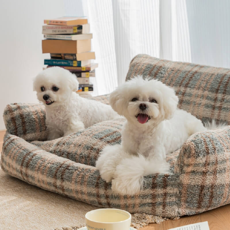 Sofá-cama preguiçoso e aconchegante para cães e gatos