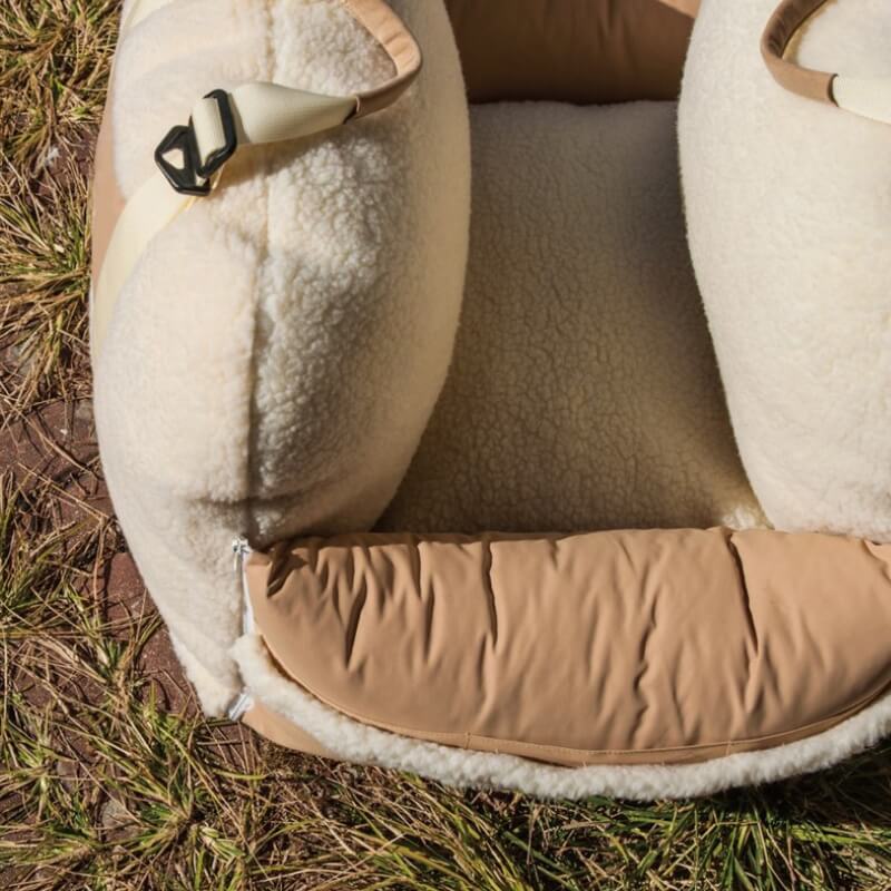 Protetor de filhote de cachorro de segurança de viagem grande cama de assento de carro para cachorro